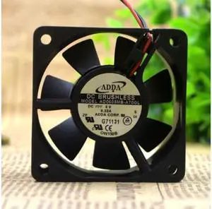 New ADDA 6025 6CM Ball Bearing Cooling Fan 5v 0.32A AD0605MB-A70GL