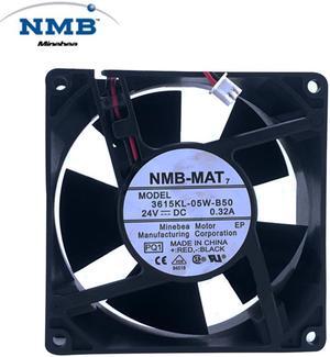 Original NMB 24V 0.48A 4712KL-05W-PQ1 ABB inverter fan ACS800 dedicated fan 120*32MM 24V 8.16W Axial fan