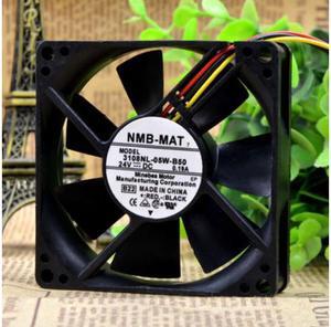 New NMB-MAT 3108nl-05w-b50 8020 24V 0.19A inverter cooling fan