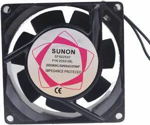 Hot sale SUNON 9225 ball 9cm fan SF9225AT.2092HSL cooling fan 220v axial fan