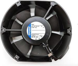 Ebmpapst 6424 axial cooling fan, size 150 x 172 x 51mm 24 V DC, air flow 410m3/h, 3400rpm