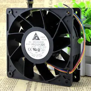 Original Delta PFC1212DE 12038 12CM 12V 4.8A Ultra Violent Industrial Equipment Cooling Fan