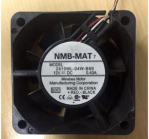 6025 original NMB 2410ML-04W-B69 12V 0.40A three-wire industrial computer cooling fan