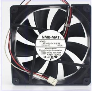 4710KL-04W-B59 Japan NMB 12025 12V 0.72A cooling fan