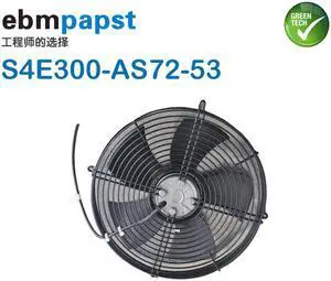 Ebm-papst mesh-type S4E300-AS72-53 230V 72W Axial fan M4E068-CF Cooling fan