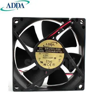 New ADDA AD0824UB-A71GL 24V 0.15A cooling fan