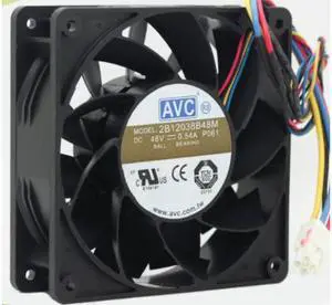 New AVC 12038 48V 0.54A 2B12038B48M 12CM industrial computer cooling fan New AVC 12038 48V 0.54A 2B12038B48M 12CM industrial computer cooling fan