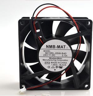 Original NMB 3615RL-05W-B40 9038 9CM 24V 0.73A waterproof inverter cooling fan