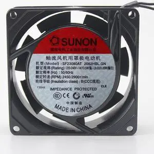 New SUNON SF23080AT 2082HBL.GN220V 0.07A cooling fan