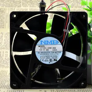 NMB 4715KL-04W-B49 4715KL-04W-B40 12038 12cm 12V0.90A double ball high air volume fan NMB 4715KL-04W-B49 4715KL-04W-B40 12038 12cm 12V0.90A double ball high air volume fan