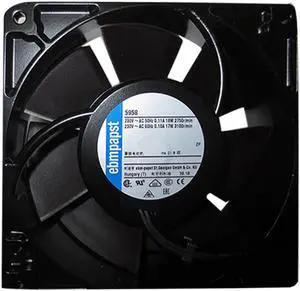 Ebmpapst 5958 cooling fan size 127x127x38mm 230 V AC air flow 180m3/h 2750rpm