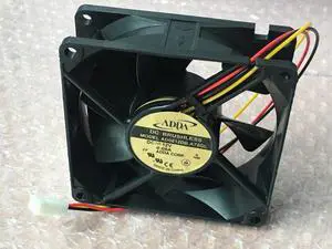 ADDA 8025 8CM ultra-quiet fan 12V 0.08A AD0812DB-A72GL speed measurement