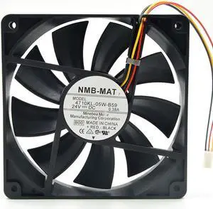 NMB 4710KL-05W-B59 12025 12CM 24V 0.38A 3-wire detection Inverter fan