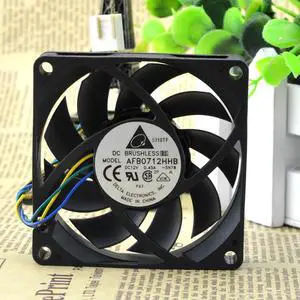 Original Delta AFB0712HHB 0.45A AMD CPU Radiator 7015 4-pin PWM Ball Fan