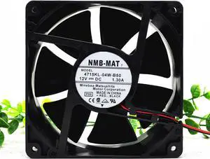 Brand new original NMB 4715KL-04W-B50 12038 12V 1.3A 2-wire cooling fan