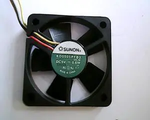 Taiwan SUNON 5010 5V 0.6W 3-wire ball bearing fan KD0505PFB3 Taiwan SUNON 5010 5V 0.6W 3-wire ball bearing fan KD0505PFB3