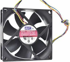 Original AVC8025 fan 0.7a high speed 5000 super wind DS08025R12U-011 CPU fan