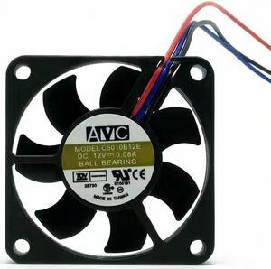 Original AVC C5010B12E 5010 12V 0.08A 5CM ultra-thin silent CPU fan