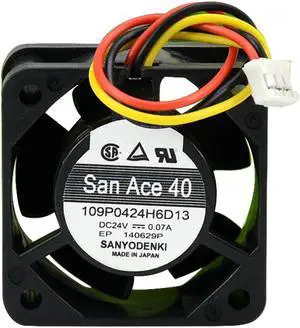 109P0424H6D13 24V 0.07A San Ace40 40 * 20MM Fan for Fanuc equipment