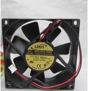 New ADDA AD0824HB-A70GL 24V 0.16A cooling fan