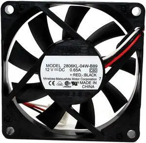 New NMB 2806KL-04W-B89 12V 0.65A cooling fan