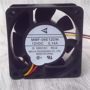 New Mitsubishi MMF-06E12DM-RC2 12V 0.14A cooling fan New Mitsubishi MMF-06E12DM-RC2 12V 0.14A cooling fan
