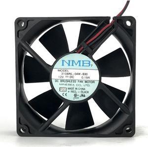 New NMB 8020 8cm 3108NL-04W-B30 12V 0.19A cooling fan