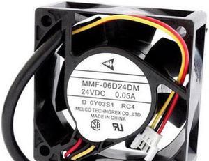 New Mitsubishi MMF-06D24DM-RC4 24V 0.05A cooling fan