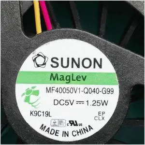 new original cpu fan for Sunon MF40050V1-Q040-G99 DC 5V 1.25W laptop cpu cooling fan cooler