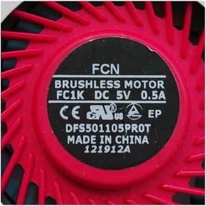 New Original CPU fan for Forcecon DFS501105PR0T FC1K DC 5V 0.5A laptop CPU cooling fan cooler DC28000BWFJ