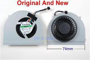 New Laptop CPU Cooling Cooler Fan Fit For DELL Latitude E6530 Replace For SUNON MF60120V1-C450-G9A DC 5V 1.2W 0M2CFG 4 Pin