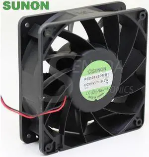 Original SUNON 120x38mm PSD2412PMB1 120mm 12cm DC 24V 19.5W server inverter axial Cooling Fans Original SUNON 120x38mm PSD2412PMB1 120mm 12cm DC 24V 19.5W server inverter axial Cooling Fans