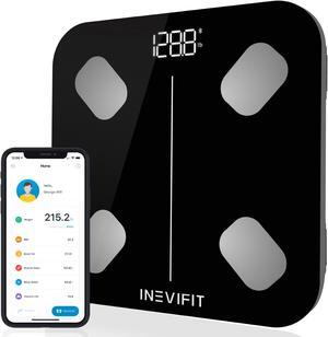INEVIFIT Smart Body Composition Scale with Bluetooth and Free Tracking INEVIFIT APP