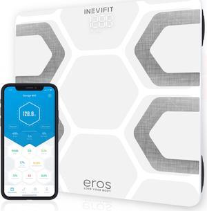 INEVIFIT Eros Bluetooth Smart Body Fat Scale with Free Tracking Eros Scale APP