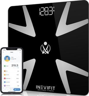 INEVIFIT Smart Body Fat Scale with Bluetooth and Free Tracking INEVIFIT APP