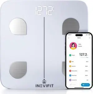 INEVIFIT Smart Body Composition Scale with Bluetooth and Free Tracking INEVIFIT APP