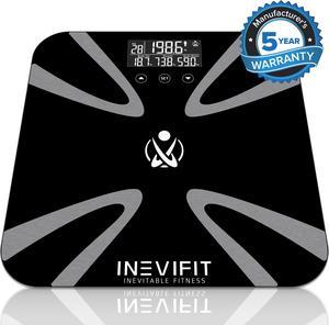 INEVIFIT Body Fat Scale with Digital Body Composition Analyzer, Body Weight, BMI & more