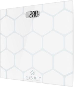 INEVIFIT Bathroom Scale, Highly Accurate Digital Body Weight Scale Up to 400lbs. Includes 5-Year Warranty