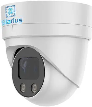 Silarius SIL-HD4MPNC6 High Dome 4MP IP67 Night Color, 2-way Audio - 6mm lens