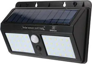 Silarius SIL-SOLARMOTION9 IP65 Solar PIR Motion detect light w/ Solar panel: 9V 1.3W