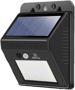 Silarius SIL-SOLARMOTION55 IP65 Solar PIR Motion detect light w Solar panel: 5.5V 100ma 0.55W