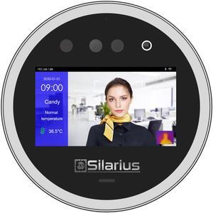 Silarius SIL-ACCESSTEMP Smart Face Recognition, Temperature Measurement Device, Employee time management Device