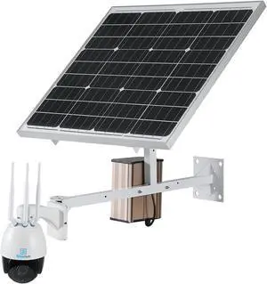 Silarius SIL-SOLARPTZX224G60W40AH PTZ 5MP 3G/4G X22 Optical zoom w/Solar Power: 60W 40AH