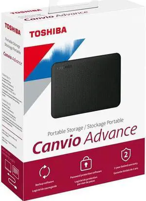 Toshiba HDTCA40XW3CA Canvio Advance HDTCA40XW3CA 4 TB Portable Hard Drive - External - White