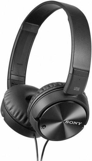 Sony On-Ear Noise Cancelling Headphones (MDRZX110NC) - Black