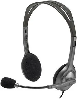 Logitech H111 Multi-Device Headset with Digital Stereo Sound and Adjustable Headband, Perfect Business Headset for Voice Calls, Skype, Webinars Logitech H111 Multi-Device Headset with Digital Stereo Sound and Adjustable Headband, Perfect Business Headset for Voice Calls, Skype, Webinars