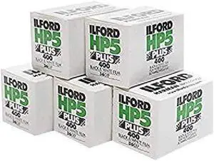 ilford hp5 36exp. 5 roll pack
