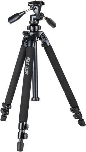 Slik 400 DX Pro Series Black Tripod 3Way Pan/Tilt Head & Quick Release