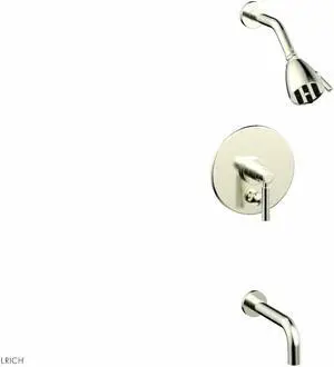 PHYLRICH DPB2130-015 BASIC Pressure Balance Tub and Shower Set - 7 1/2" Spout - Satin Nickel