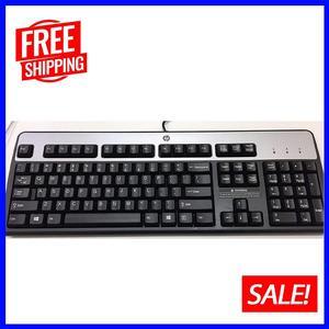 HP PS/2 Standard Jack Black Keyboard - US Layout - Low Price! Fast Shipping!